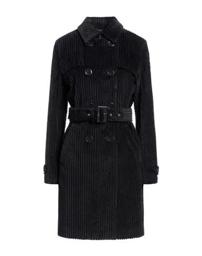 Shop Herno Woman Coat Black Size 6 Cotton