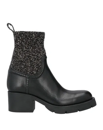 Chloé Neva Ankle Boots Aus Leder In Black