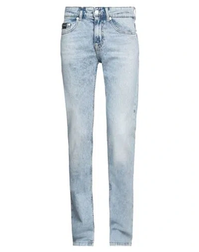 Shop Versace Jeans Couture Man Jeans Blue Size 31 Cotton, Elastane