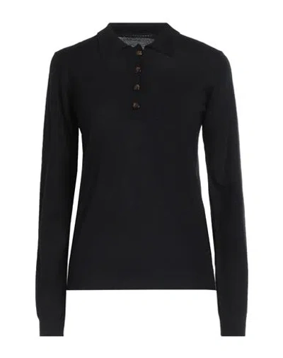 Peuterey Woman Sweater Black Size 8 Virgin Wool In Black