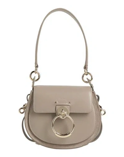Shop Chloé Woman Handbag Dove Grey Size - Calfskin