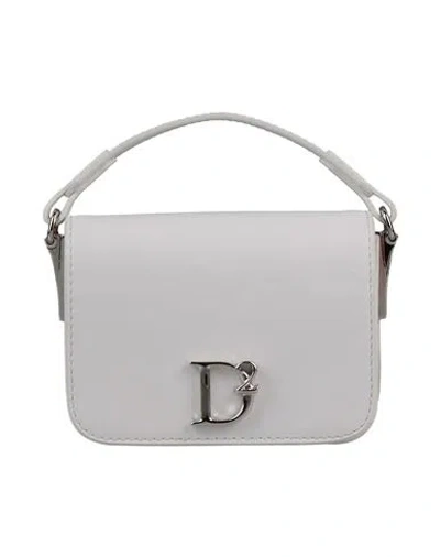 Shop Dsquared2 Woman Handbag White Size - Calfskin