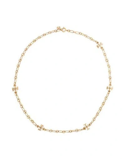 Shop Tory Burch Woman Necklace Gold Size - Metal