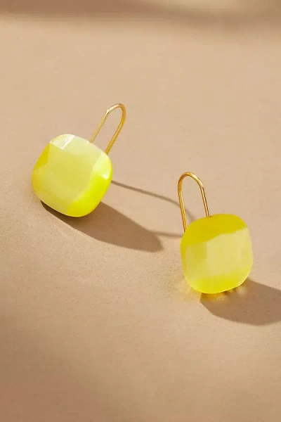 Shop By Anthropologie Floating Crystal Earrings In Yellow