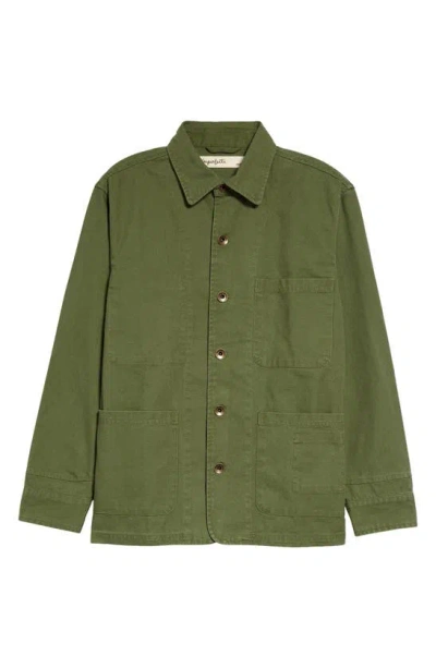 Shop Imperfects Cunningham Organic Cotton Coat In Fatigue
