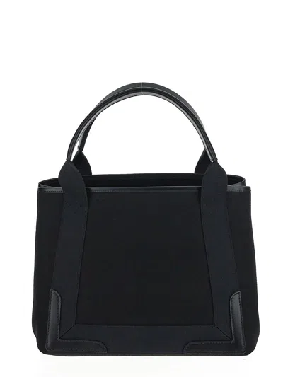 Shop Balenciaga Cabas Navy Bag In Black