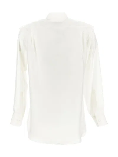 Shop Burberry Essential Shirt In White