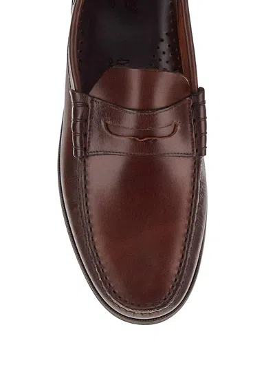Shop Paraboot Coraux Marine Shoes In Brown