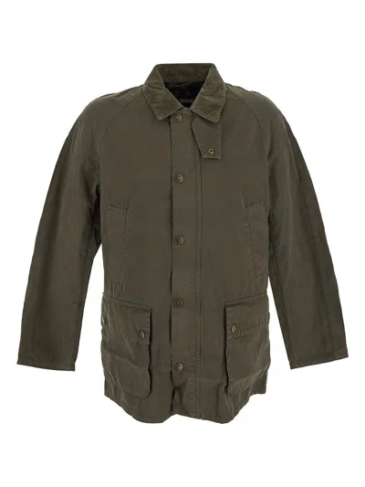 Shop Barbour Ashby Casual Jacket In Green