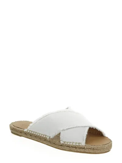 Castaã±er Palmera Flat Espadrilles In White