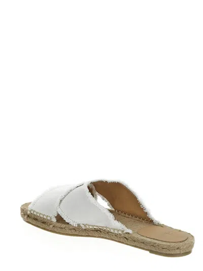 Castaã±er Palmera Flat Espadrilles In White