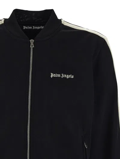 Shop Palm Angels Classic Logo Sweatshirt In Black