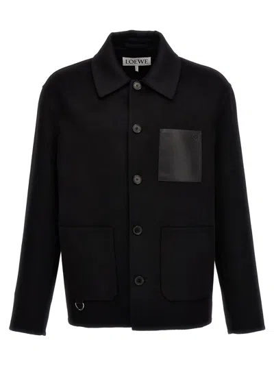 Shop Loewe Wrokwear Jacket In Black