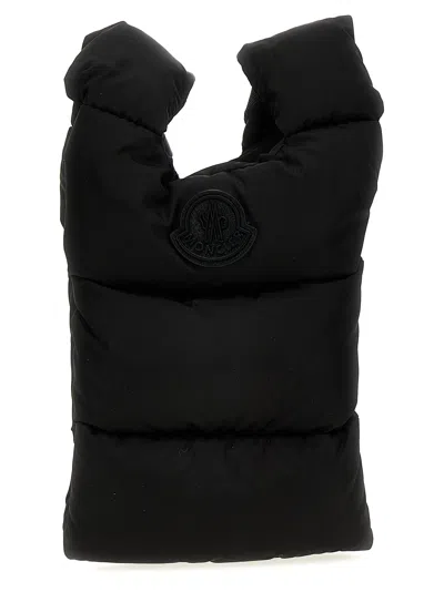 Shop Moncler Legere Small Crossbody Bag In Black