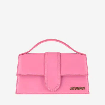 Shop Jacquemus Le Grand Bambino Bag In Pink