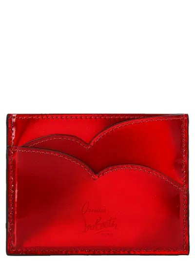 Shop Christian Louboutin Hot Chick Card Holder In Red