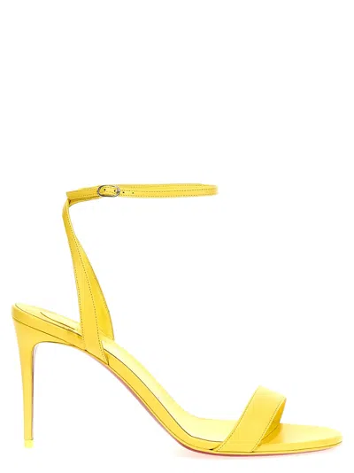 Shop Christian Louboutin Loubigirl Sandals In Yellow