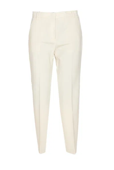 Shop Pinko Trousers In White