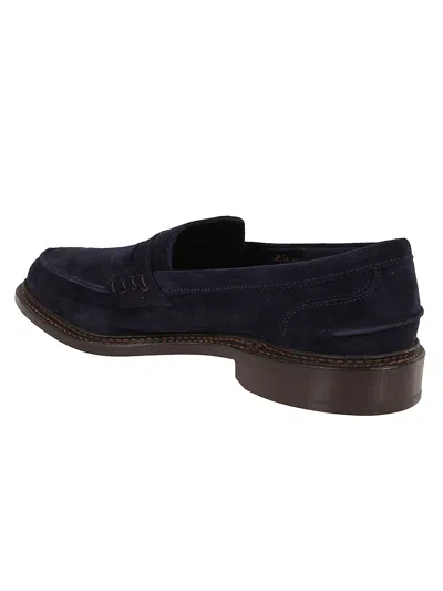 Shop Tricker's Zapatos Con Cordones - Azul Oscuro In Dark Blue