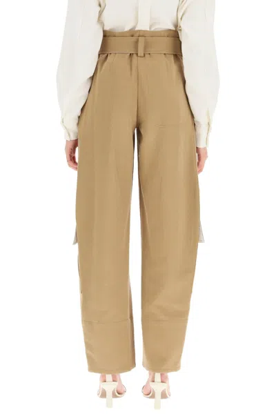 Shop Low Classic Cargo Pants With Matching Belt