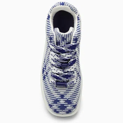 Shop Burberry Sneakers In Blue