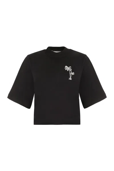 Shop Palm Angels T-shirts & Tops In Black