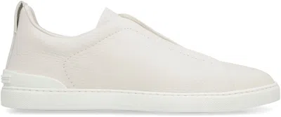 Shop Zegna Sneakers In White