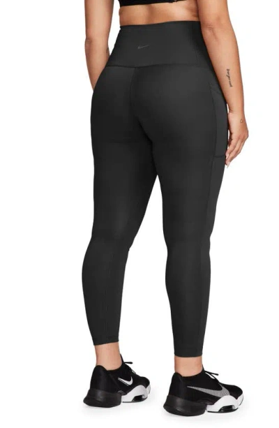 Shop Nike Dri-fit High Waist 7/8 Pocket Maternity Leggings In Black