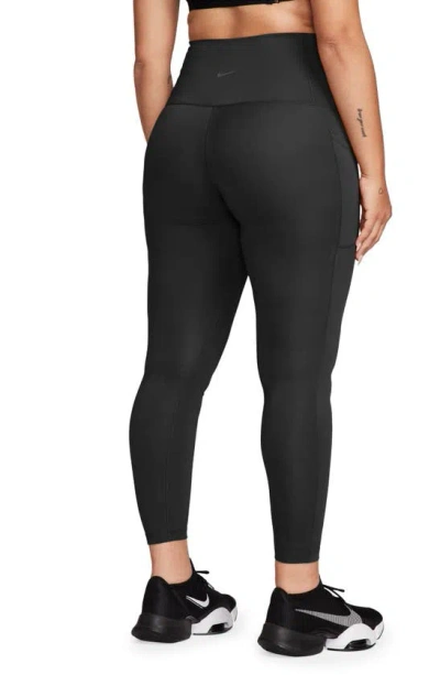Nike Women's (m) One High-waisted 7/8 Leggings With Pockets (maternity) In Black