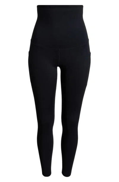 Shop Nike Dri-fit High Waist 7/8 Pocket Maternity Leggings In Black