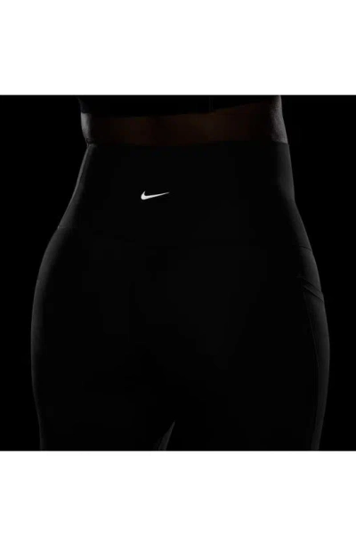 Shop Nike Dri-fit High Waist 7/8 Pocket Maternity Leggings In Black