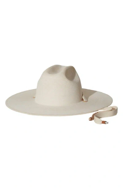 Shop Janessa Leone Palmer Straw Sun Hat In Bleach