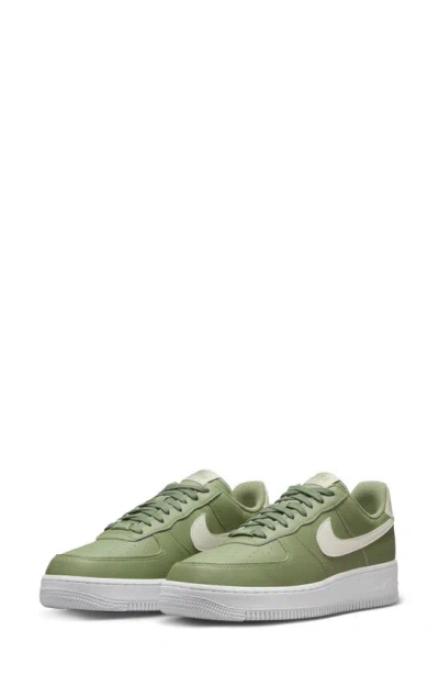 Shop Nike Air Force 1 '07 Basketball Sneaker In Green/ Sea Glass/ White/ Brown