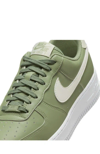 Shop Nike Air Force 1 '07 Basketball Sneaker In Green/ Sea Glass/ White/ Brown
