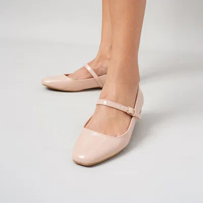 【复古甜美】思美登2024新款漆皮芭蕾鞋女单鞋BERDINE