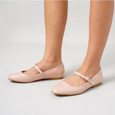 【复古甜美】思美登2024新款漆皮芭蕾鞋女单鞋BERDINE