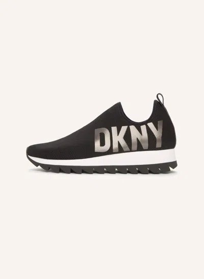 Shop Dkny Azer Slip On Runner Sneaker In Black