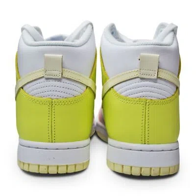 Pre-owned Nike Womens  Dunk High - Dd1869 108 - Cashmere Lt Lemon Twist In White