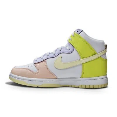 Pre-owned Nike Dunk High Dd1869 108 Cashmere Lemon Twist White Purple Peach
