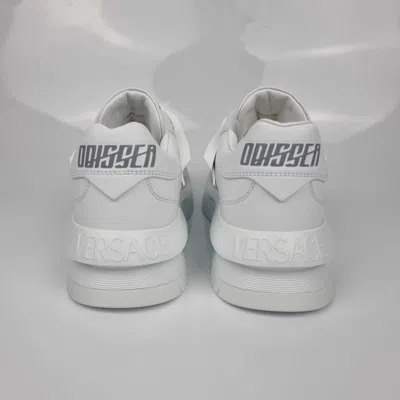 Pre-owned Versace Odissea Women's White Sneakers
