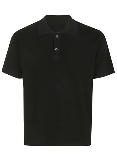 Shop Jacquemus Polo T-shirt In Black