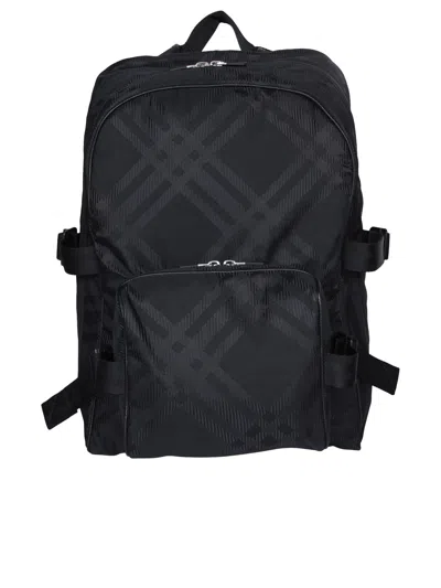 Shop Burberry Tonal Black Backpack