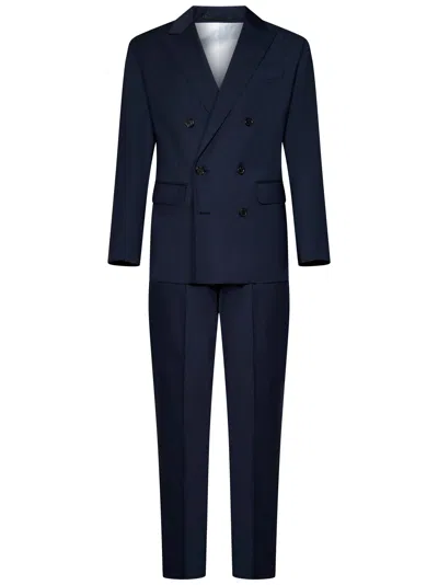 Shop Dsquared2 Wallstreet Suit In Blue