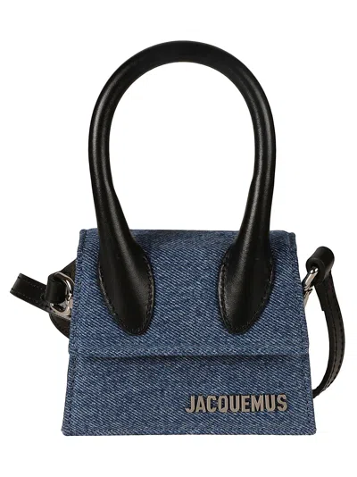 Shop Jacquemus Le Chiquito Shoulder Bag In Blue