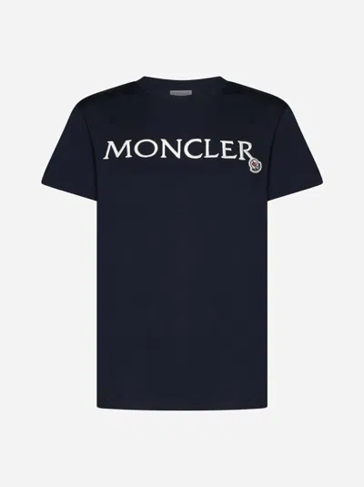 Shop Moncler Logo Cotton T-shirt In Default Title
