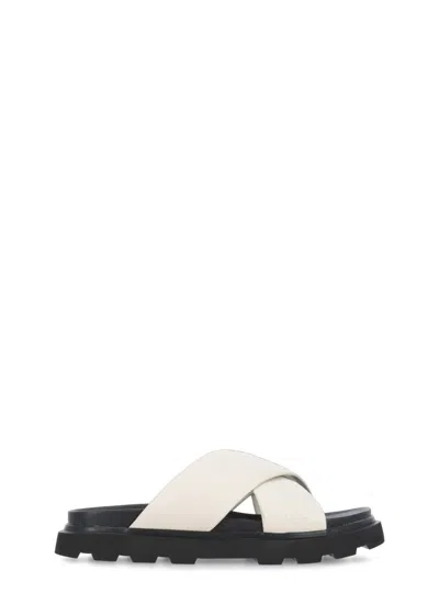 Shop Ugg Capitelle Crossband Sandals In White