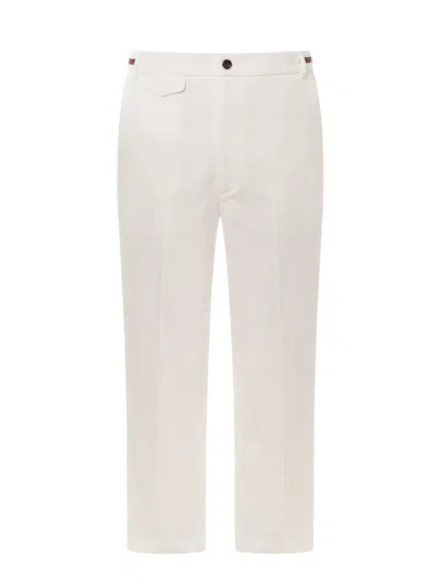 Shop Gucci Trouser In White