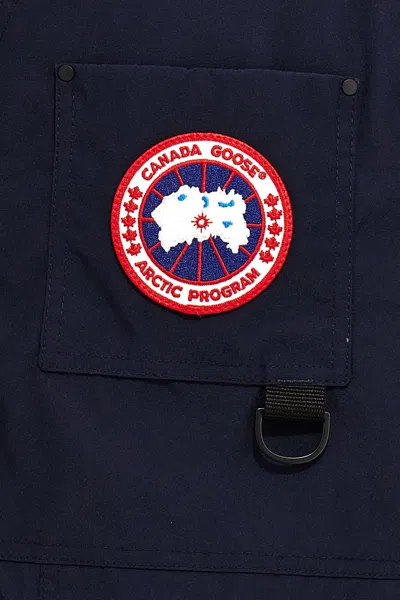 Shop Canada Goose Men 'canmore' Vest In Blue