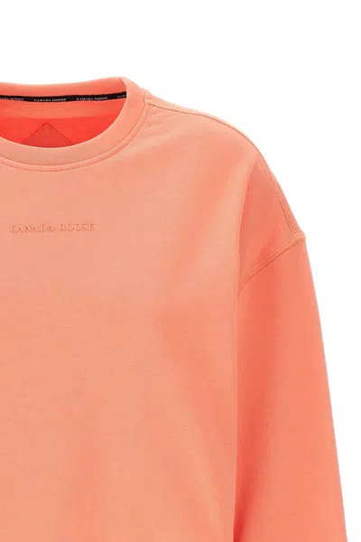 Shop Canada Goose Women 'muskoka' Sweatshirt In Pink