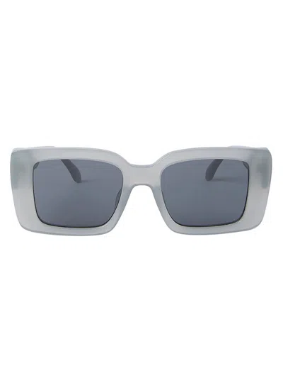 Shop Palm Angels Eyewear Dorris Square Frame Sunglasses In Grey